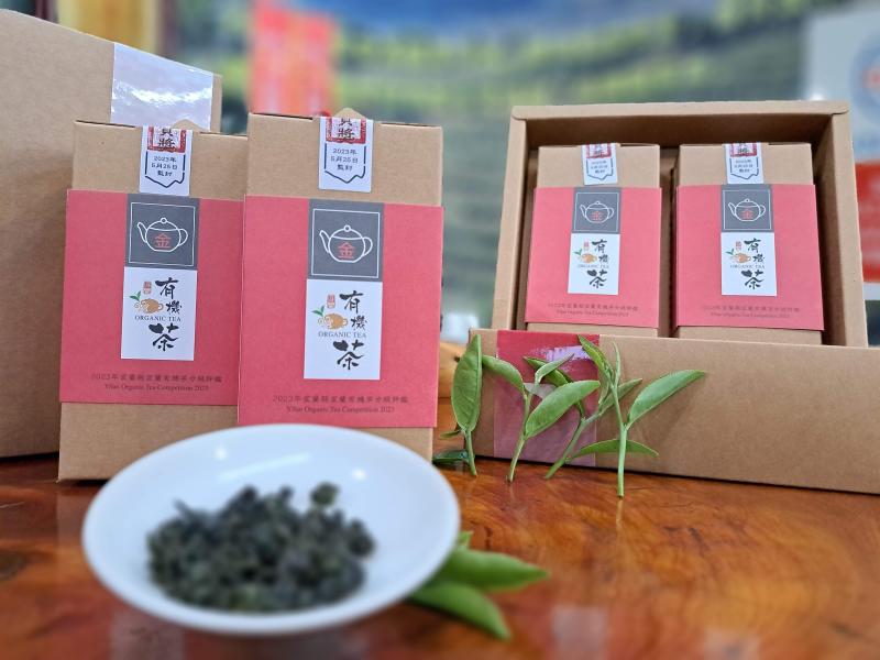 114年度有機茶比賽  金質獎 每盒半斤裝(150公克) *2罐